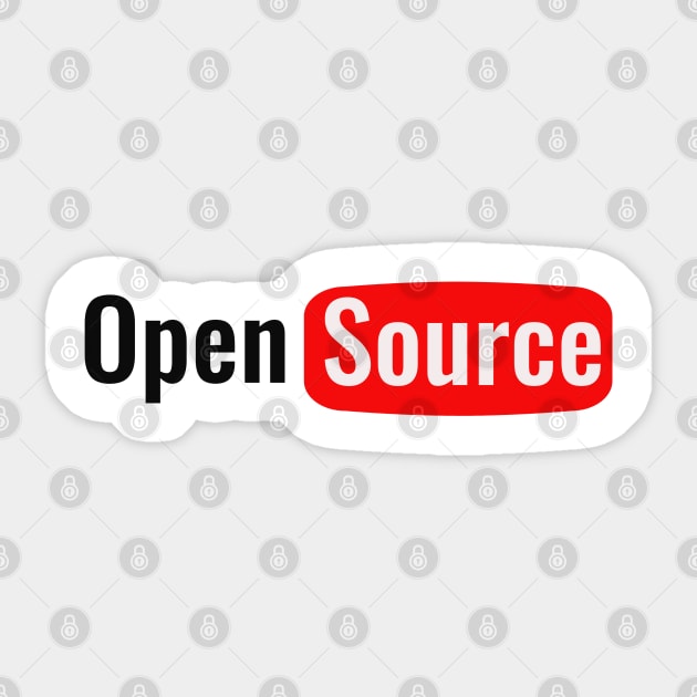 Open Source - YouTube Sticker by FaixaPreta